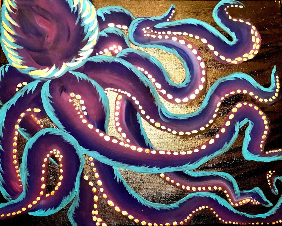 $250 ready to hang canvas 20"w x 16"h