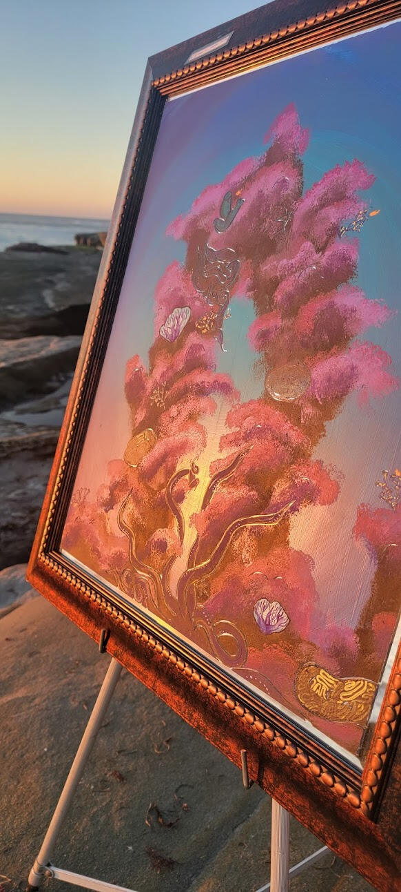 Sold $5,000 Framed 24.25"w x 28.25"h